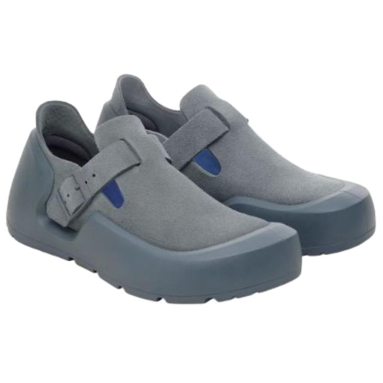 Birkenstock Reykjavik Suede Low top повседневные туфли Unisex Limestone Gray Narrow — фото 4