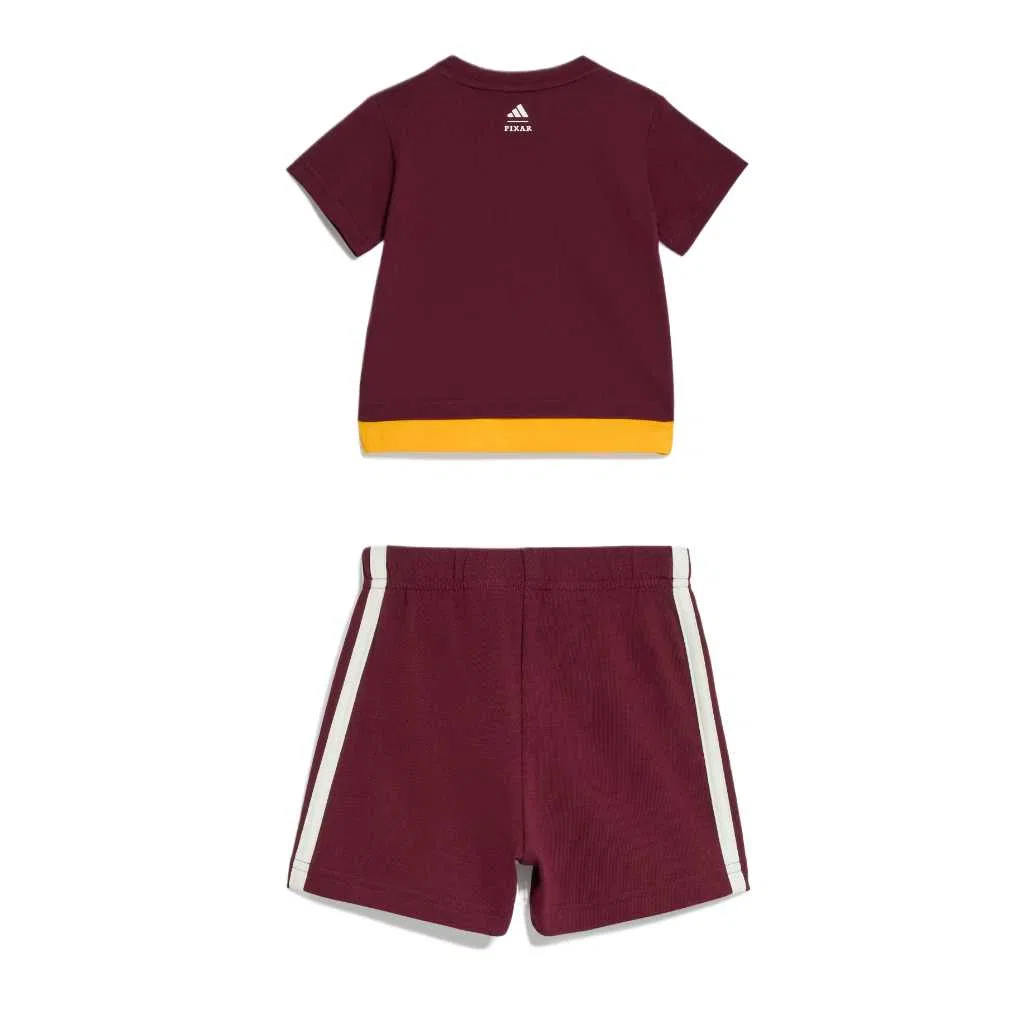 Детский спортивный костюм с круглым вырезом, Adidas, Chestnut Red/Ecru — фото 3