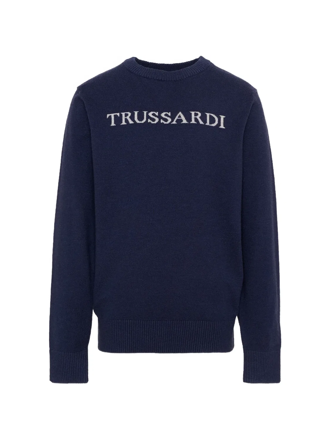 Свитер с логотипом Trussardi Junior, синий