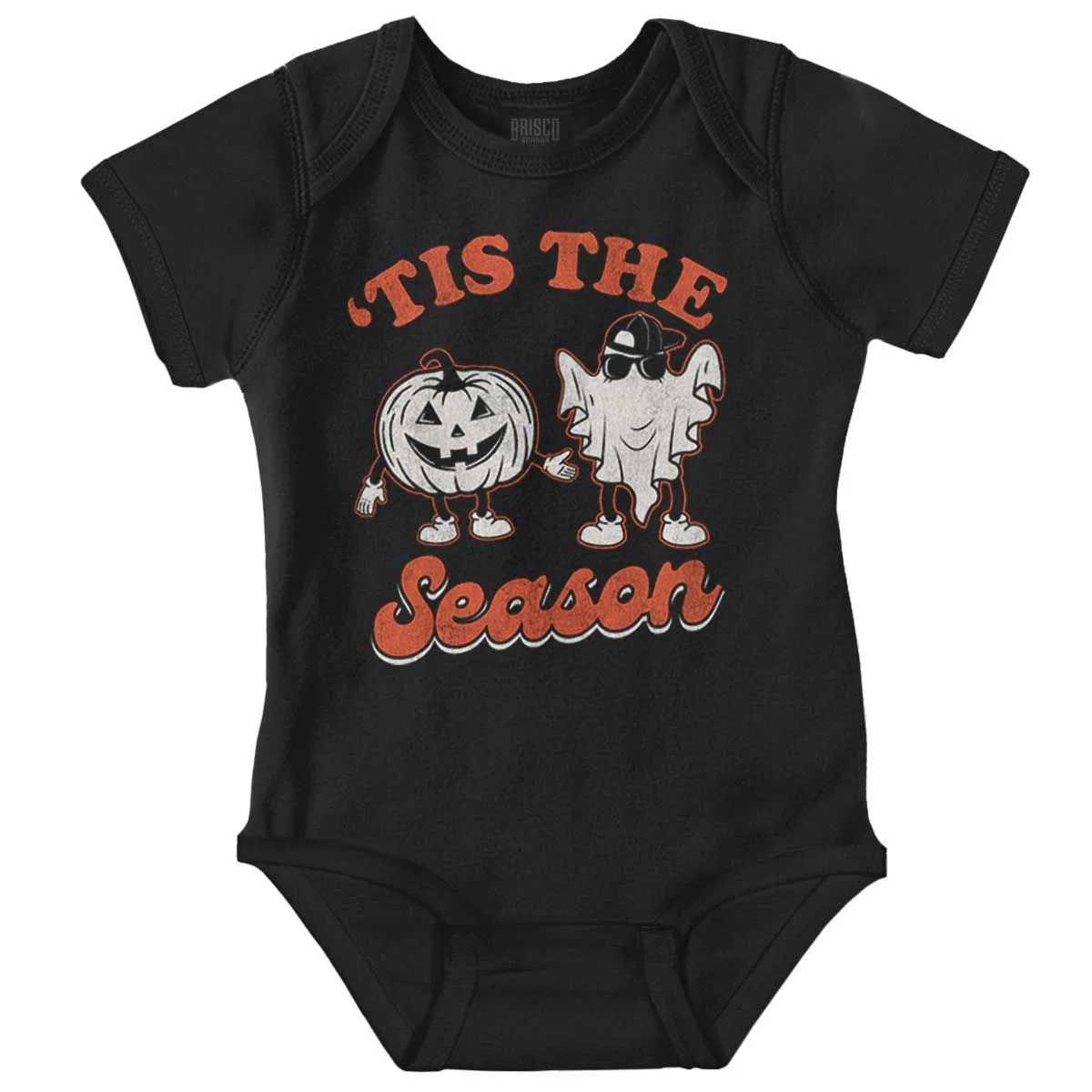 Детское боди с коротким рукавом Halloween Tis The Fall Season Brisco Brands, Black