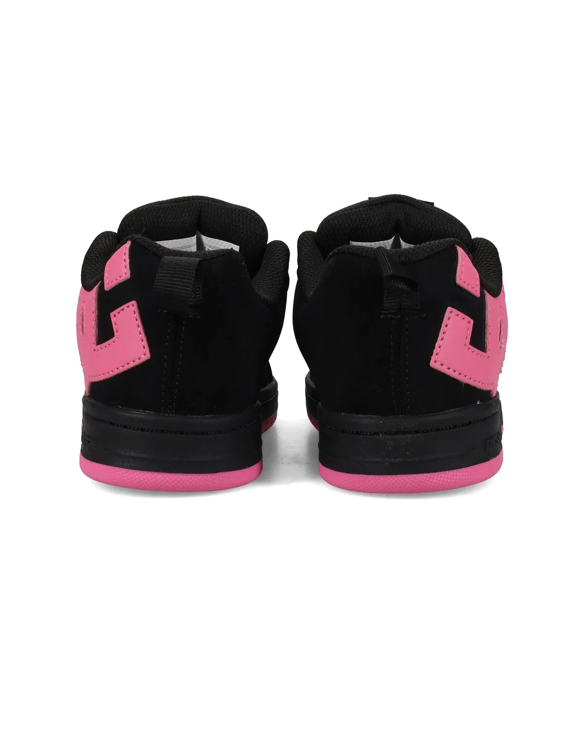 Детские кроссовки для мальчиков с замшевым верхом Court Graffik DC Shoes, Black Pink — фото 3