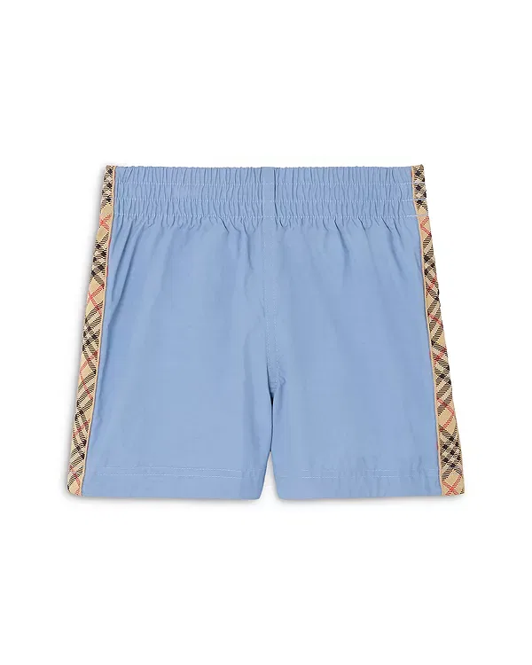 Детские плавки для мальчиков с отделкой в клетку Atticus Check Trim Burberry, Cornflower