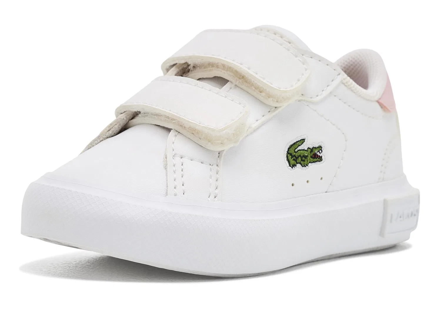 Кроссовки Powercourt (для малышей/детей младшего возраста) Lacoste Kids, White/Light Pink