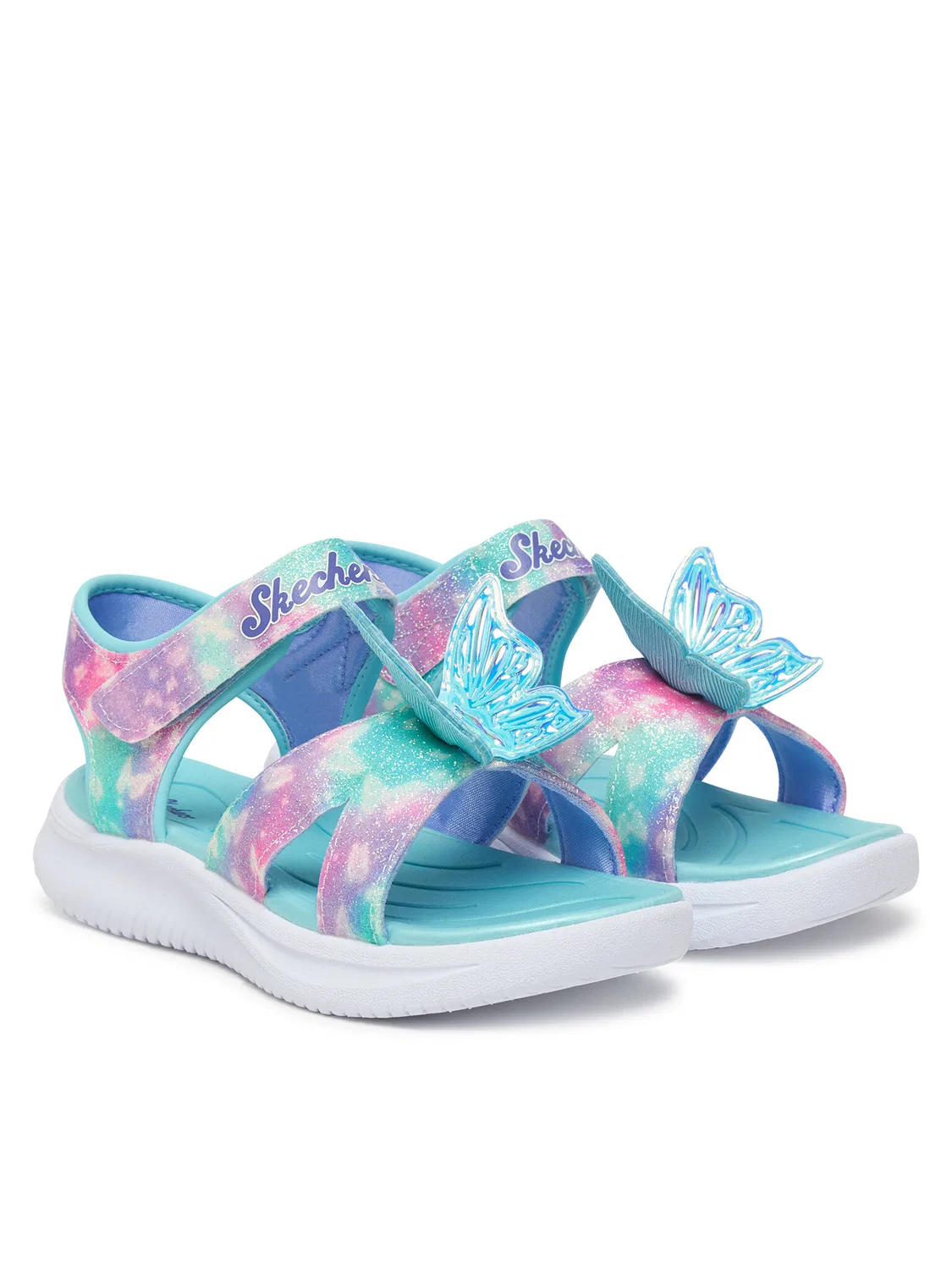Сандалии для девочки Jumpsters Sandal Butterfly Brites Skechers, синий — фото 2