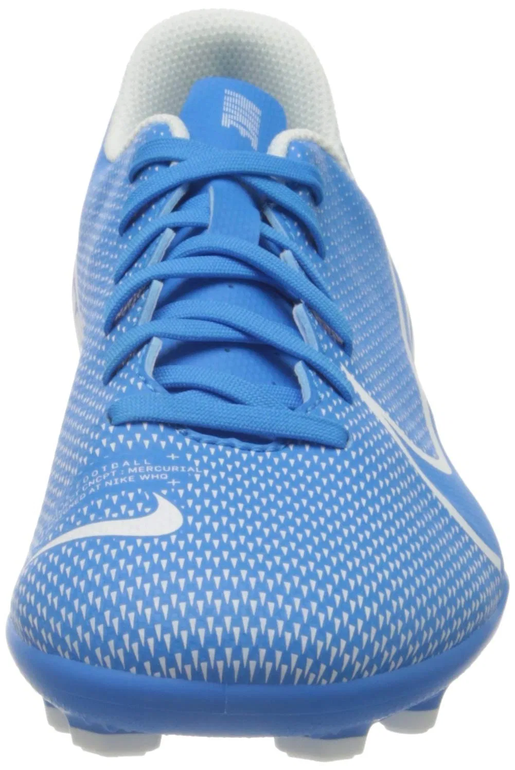 Детские бутсы для мальчиков с тракционной подошвой Vapor 13 Club Fg/Mg NIKE, Blue Hero White Obsidian — фото 2