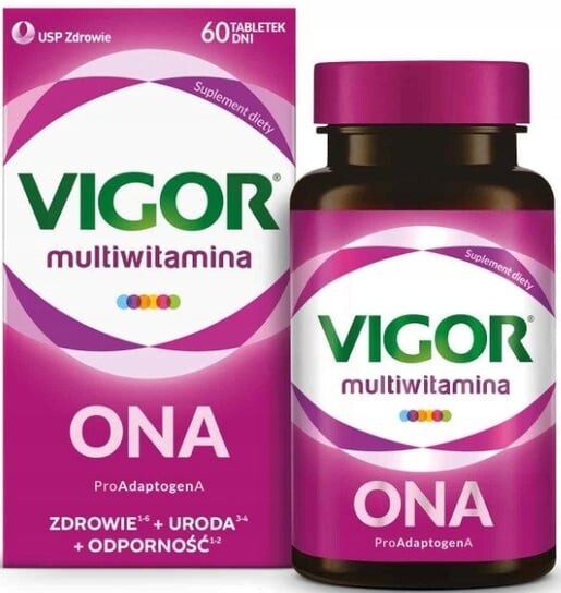 

VIGOR ONA, поливитамины 60+ для женщин, 60 таблеток Inna marka