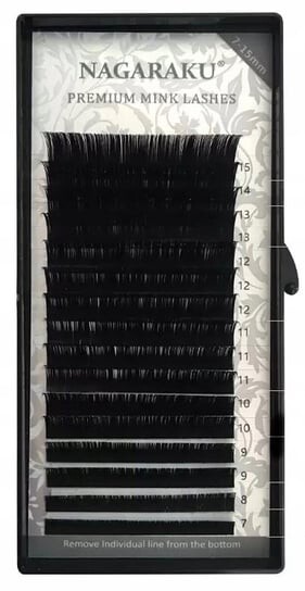 

Ресницы Nagaraku Premium Mink C 0,12 Микс, 16 полосок Project Lashes