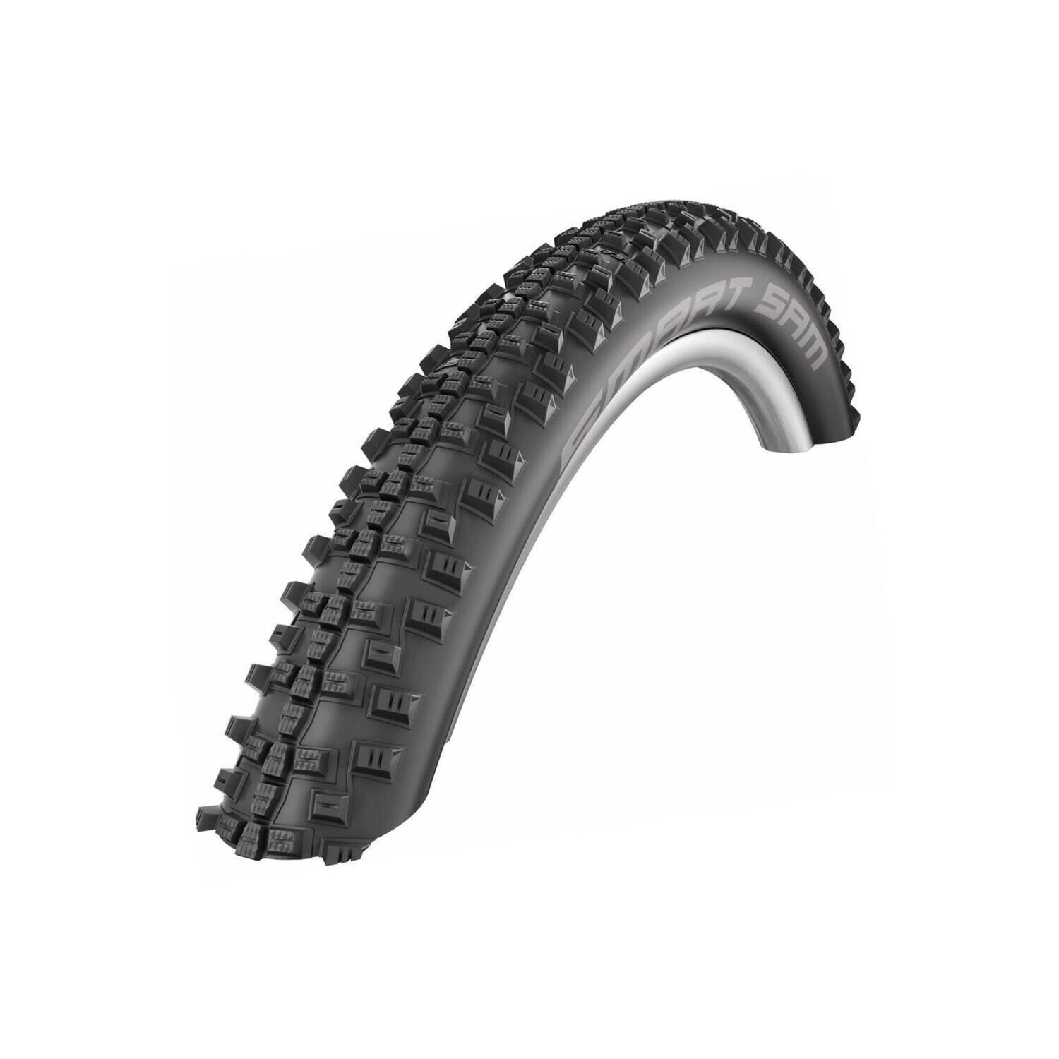 

Жесткая покрышка MTB Schwalbe Smart Sam Raceguard HS476 Snakeskin Performanceline, черный / серебристый / черный