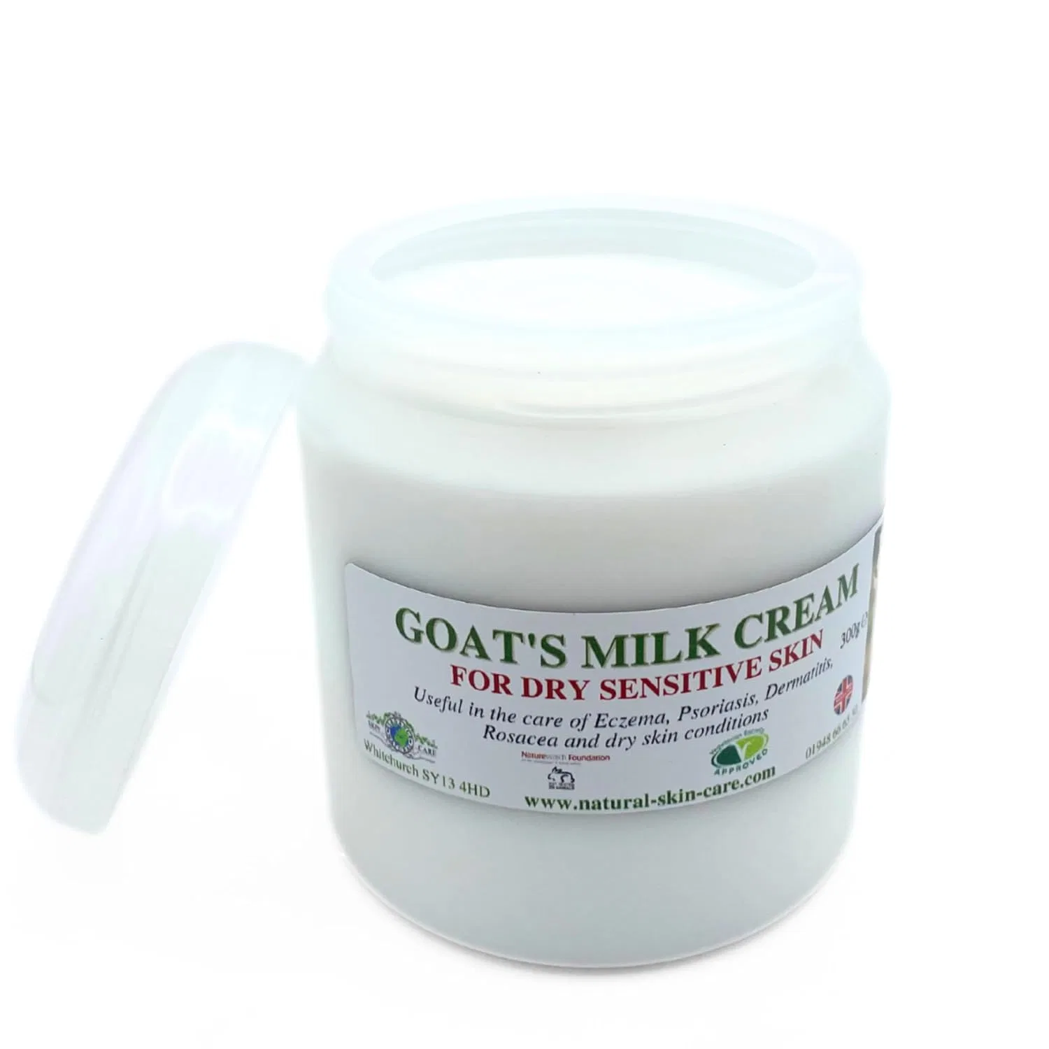 Крем для тела с козьим молоком Elegance Natural Skin Care, 300 г, Shea Butter — фото 3