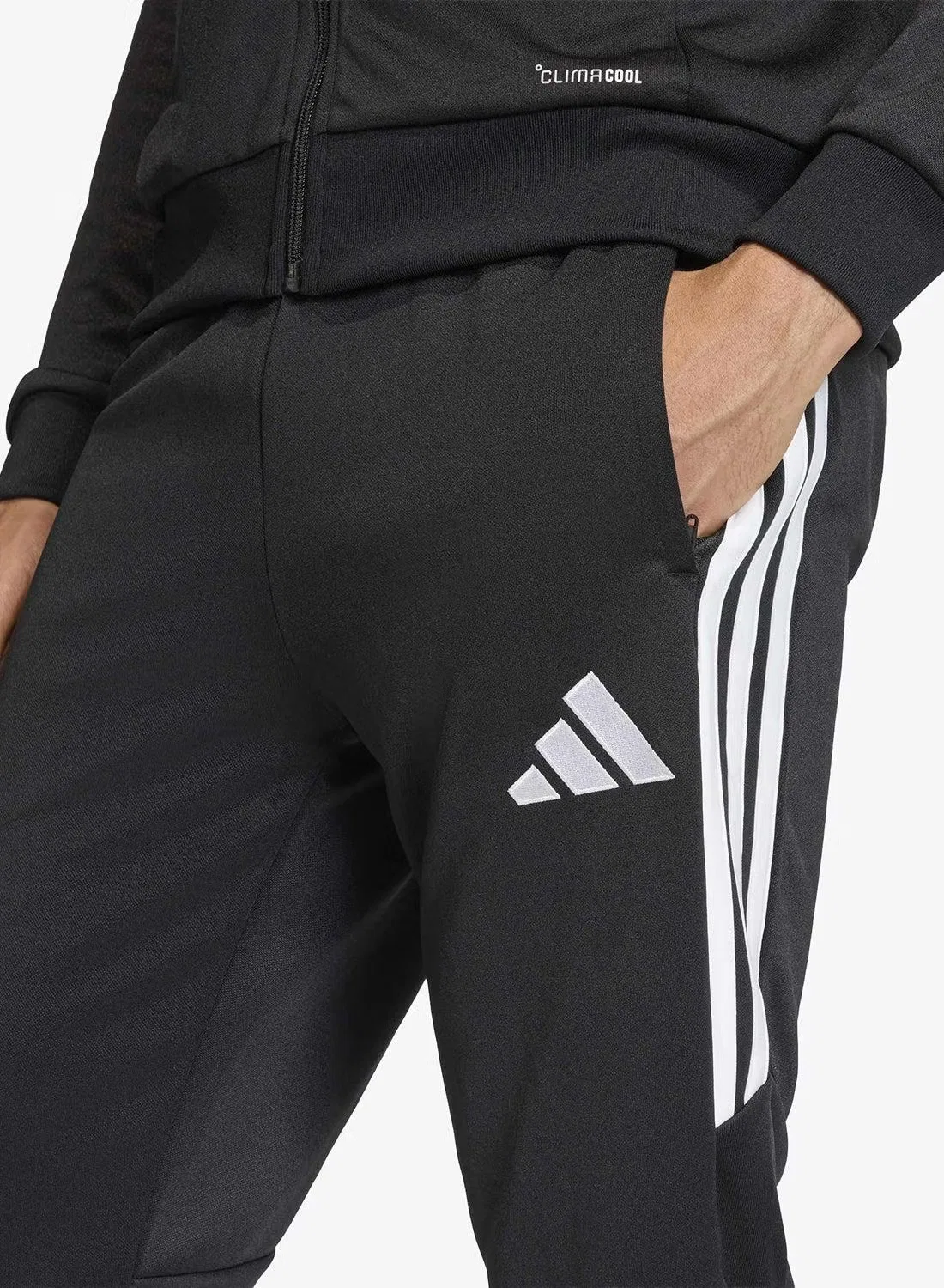 Брюки тренировочные 3/4 Tiro26 League Adidas, черный — фото 3