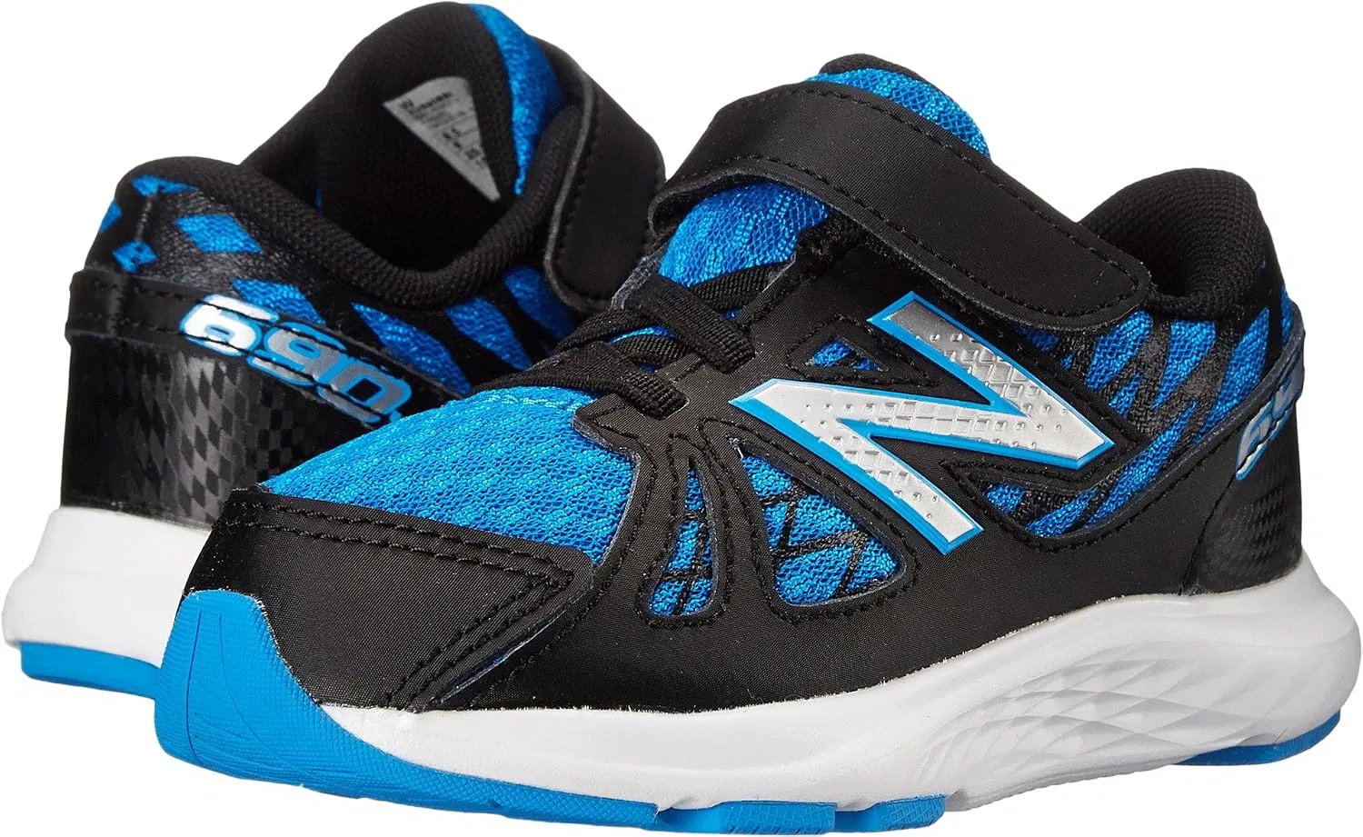 Детские кроссовки для девочек KV690I New Balance, Blue/Black — фото 2