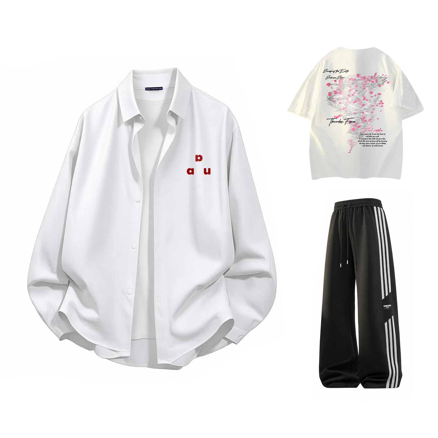 Детский комплект из футболки и брюк с рубашкой, Shirt Matching Set, Paul Costelloe — фото 3