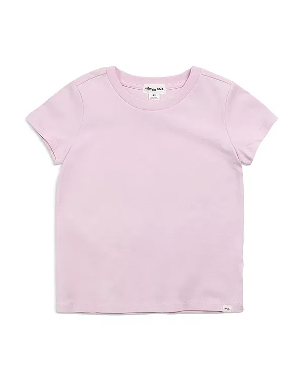 Детский топ для девочек с коротким рукавом Miles The Label, Light Purple
