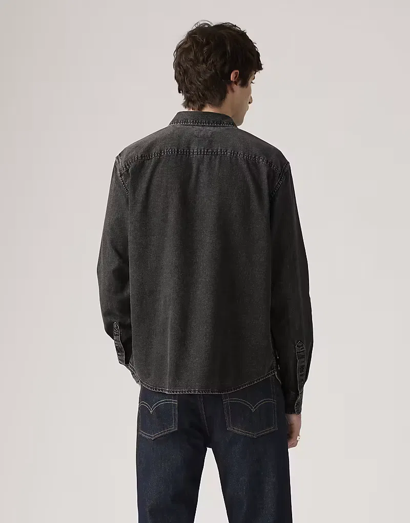 Рубашка Levi's Authentic на пуговицах, черный — фото 2