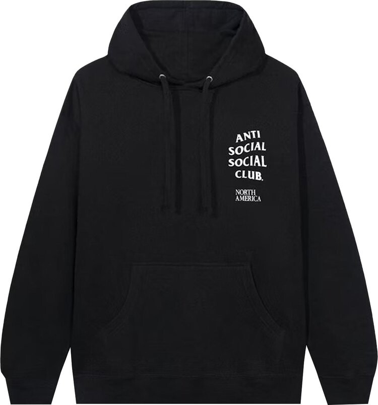 

Худи Anti Social Social Club North America Hoodie 'Black', черный