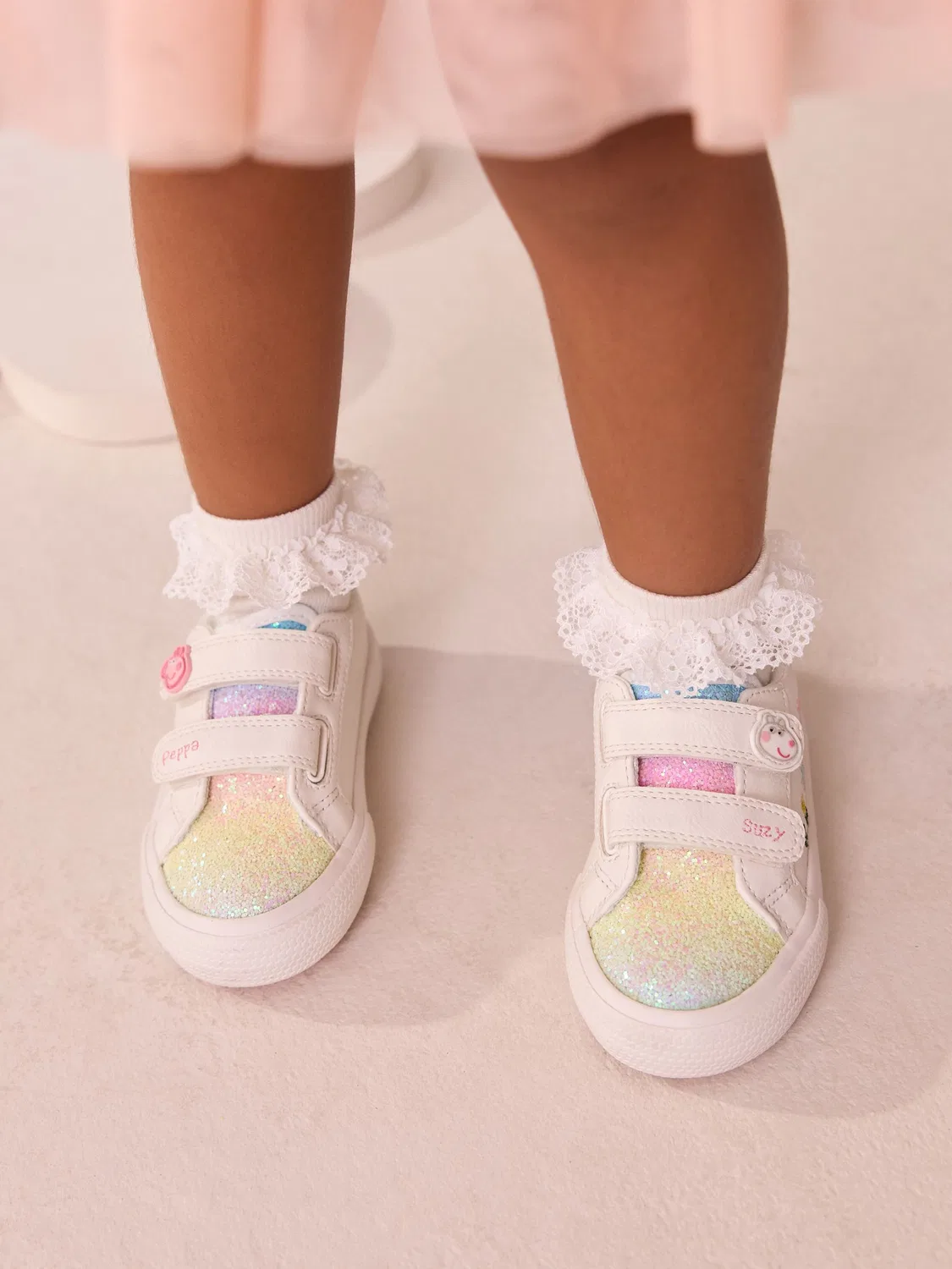 Кроссовки детские Peppa Pig Chunky Trainers Next, белый — фото 2