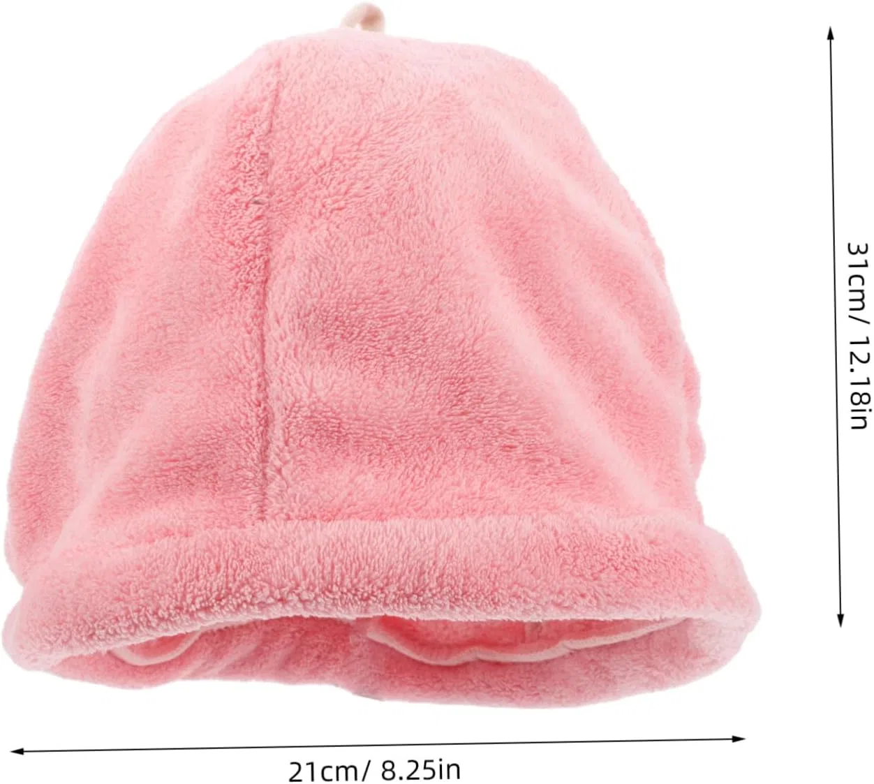 Шапочка для душа Coral Fleece, Healeved, 1 шт, Pink — фото 2
