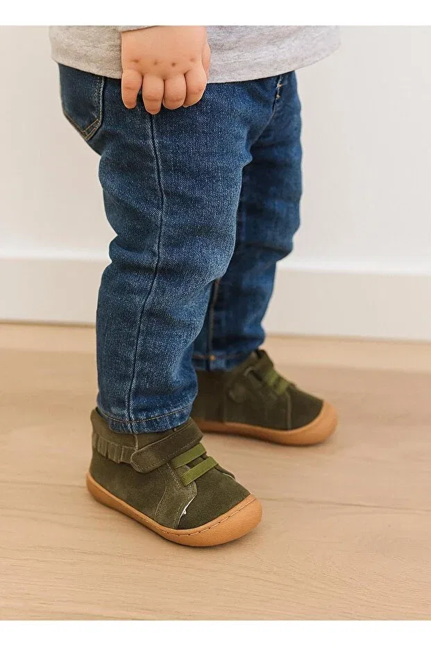 Детские туфли для мальчиков повседневные Tivo First Step Shoe Kitikate, Green