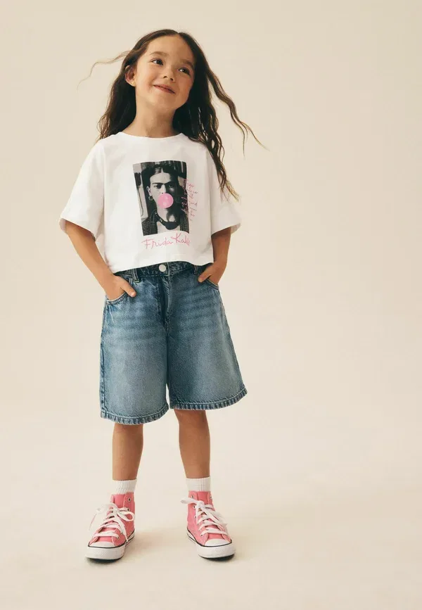Футболка с принтом Print t-shirt Next, white, белый