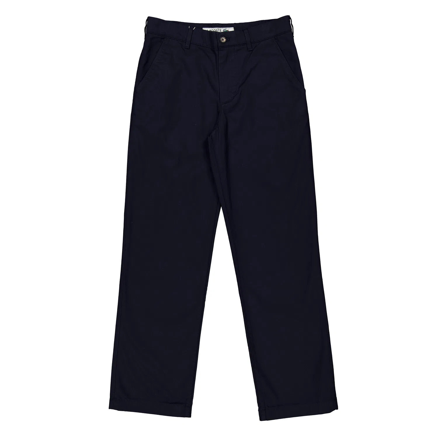 Брюки прямого кроя из хлопка Lacoste, Navy Blue