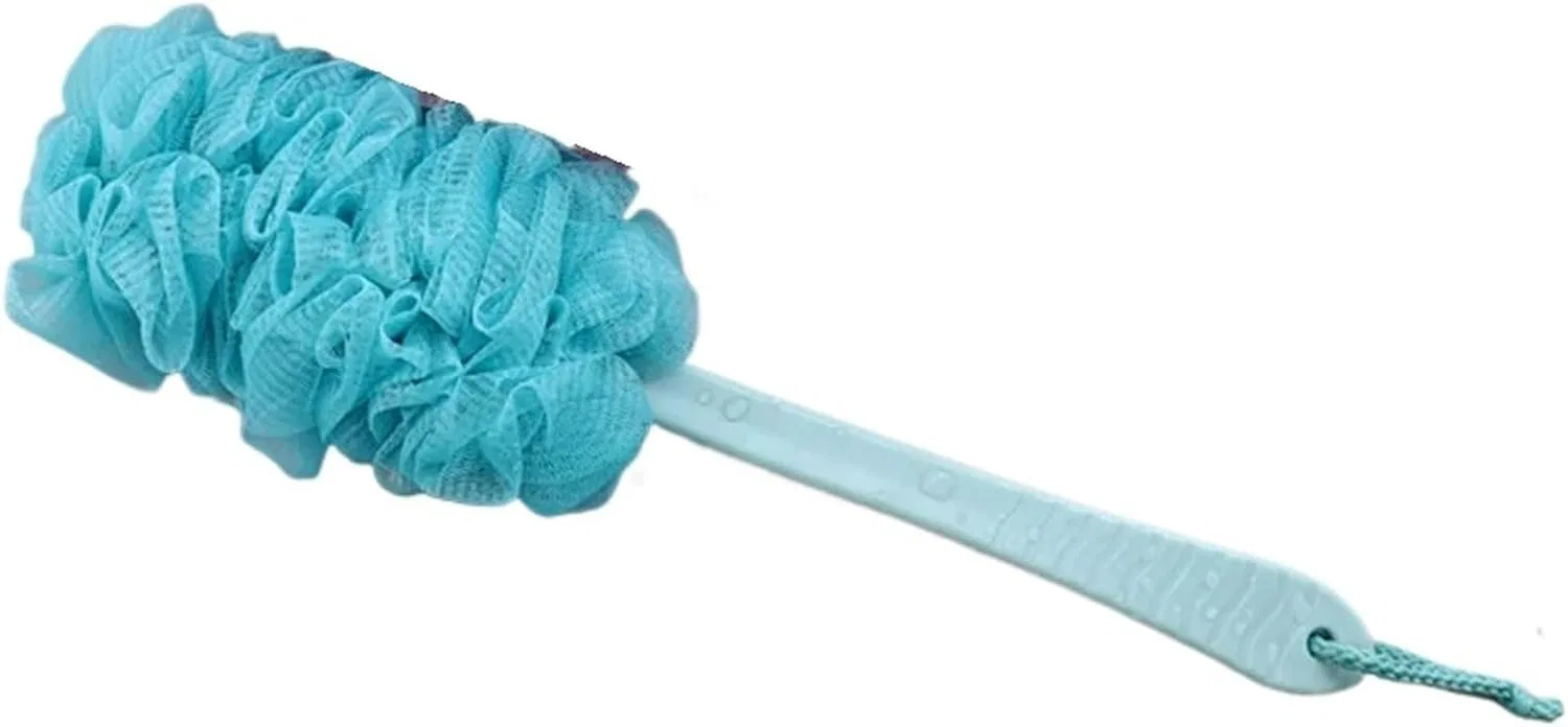 Щетка для спины, 2 шт, Long Handle, ZNTIHZ, 43x12.5 см, Blue