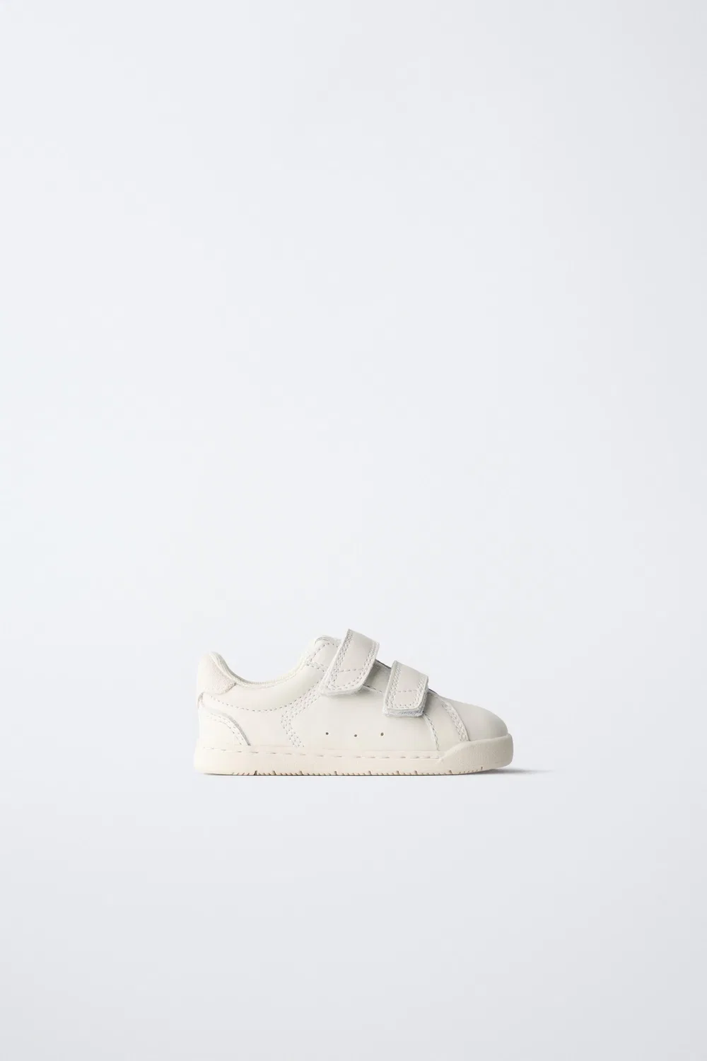 Кожаные кроссовки для ходьбы босыми ногами ZARA, White