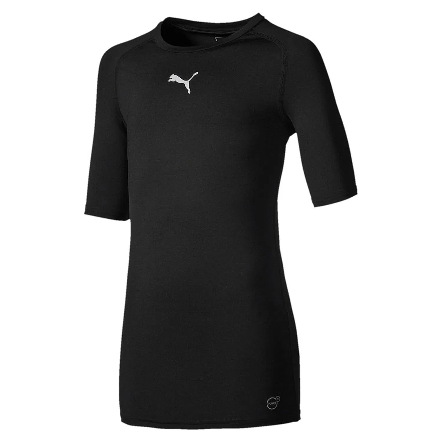 Детская компрессионная футболка Puma TB Jr S/S Tee, Schwarz