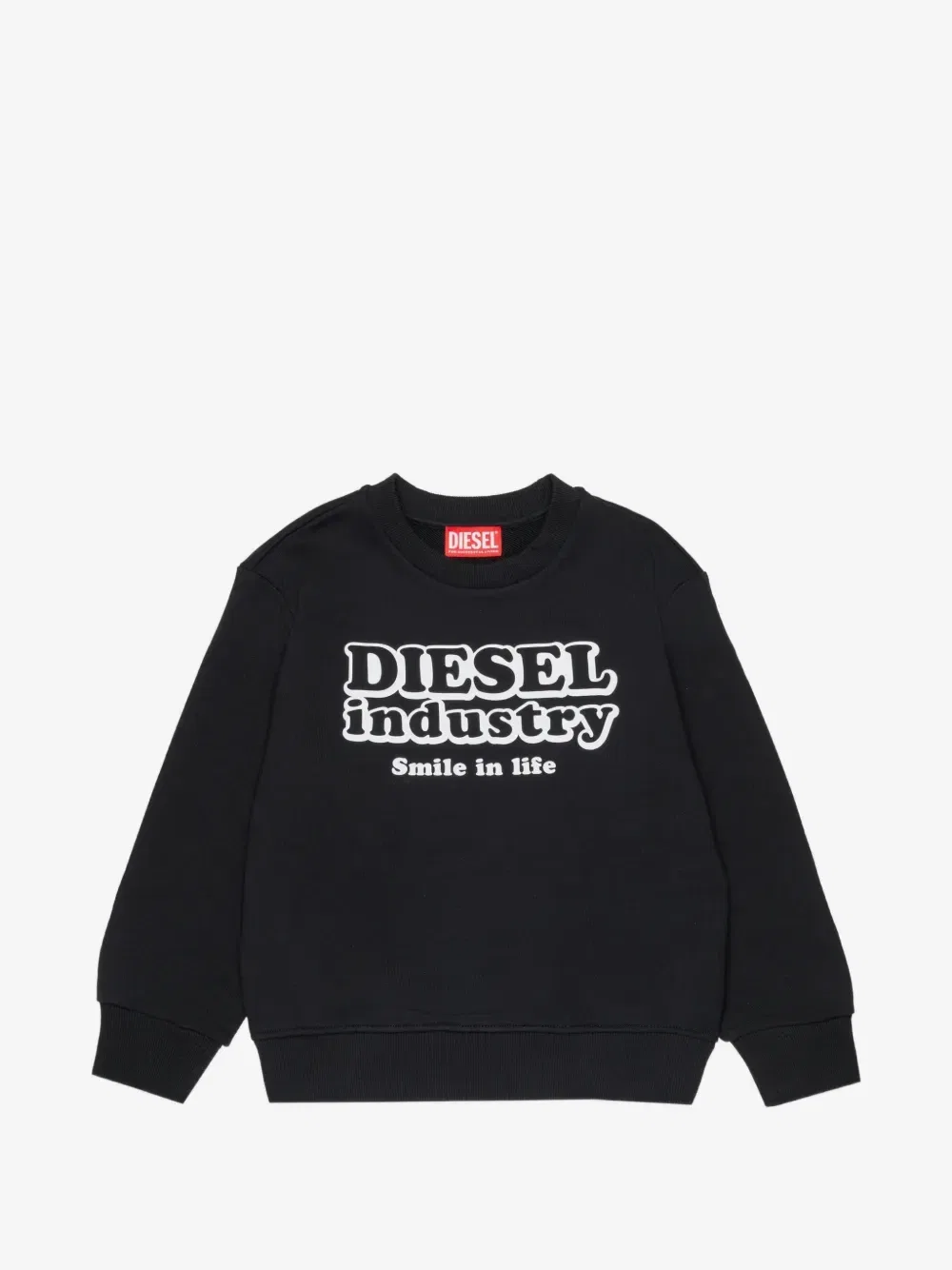 Толстовка с принтом Diesel Industry Diesel Kids, черный