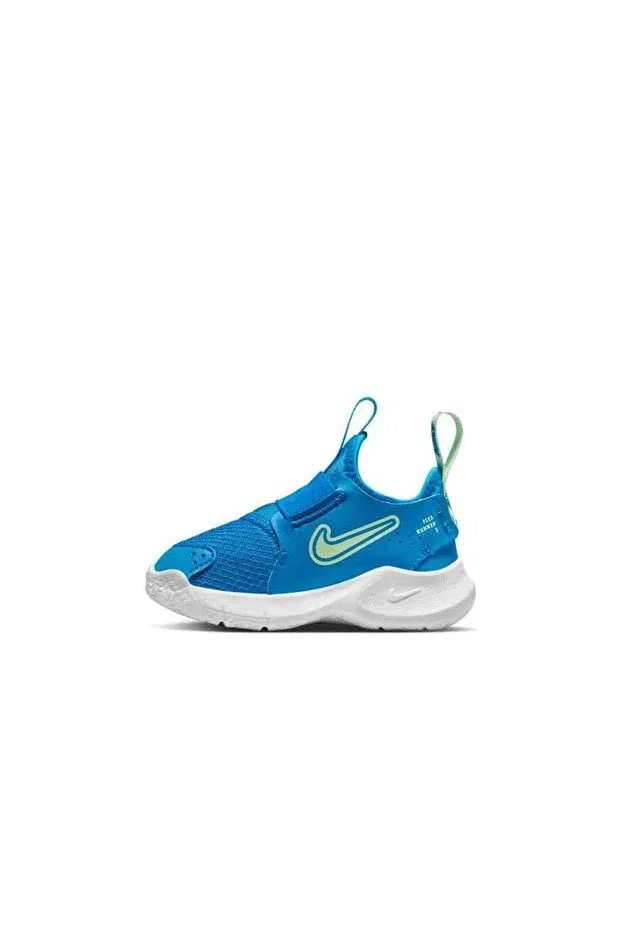 Детские кроссовки для девочек без шнуровки Flex Runner 3 Tde Nike, Blue — фото 4