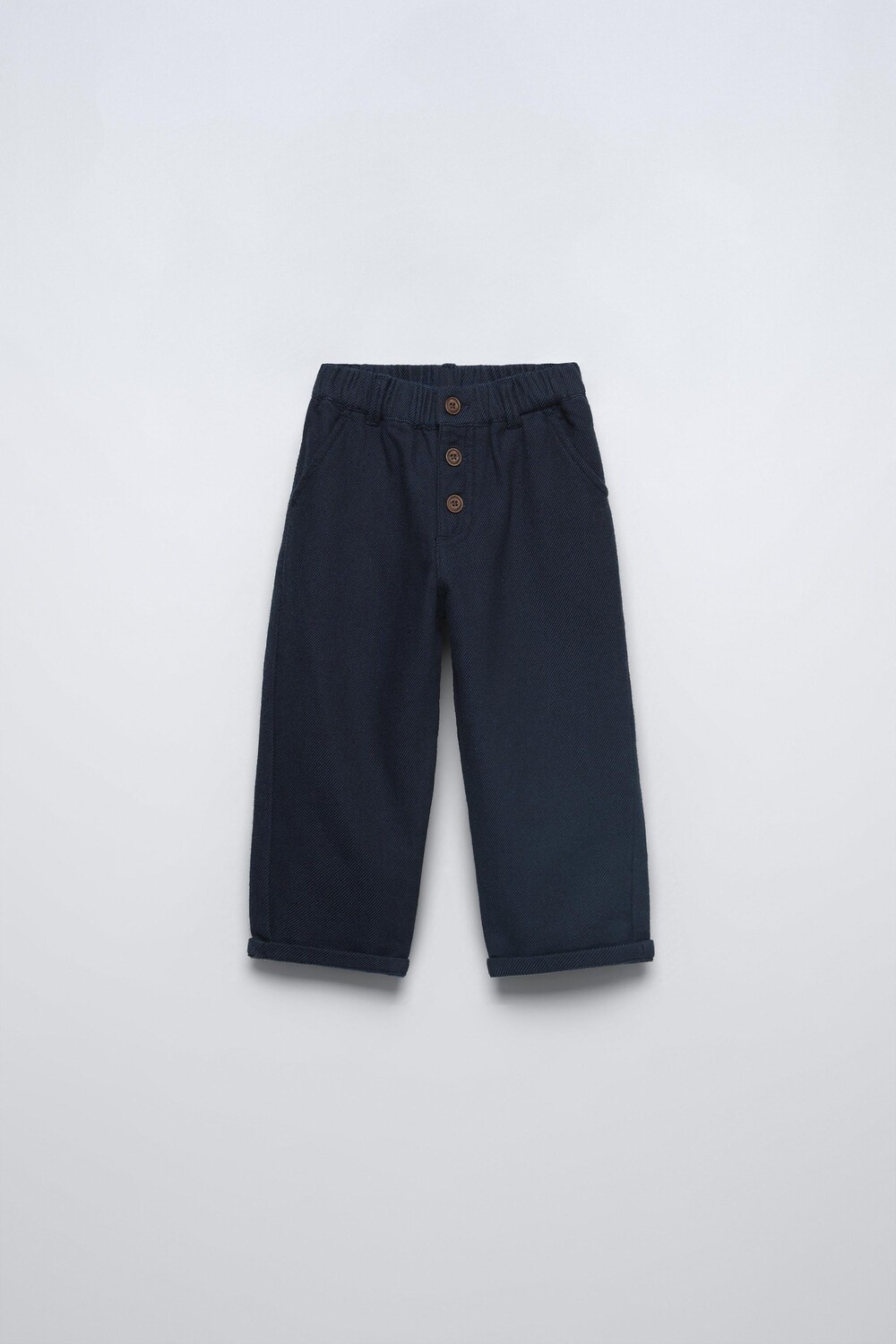 

Брюки на пуговицах ZARA, индиго