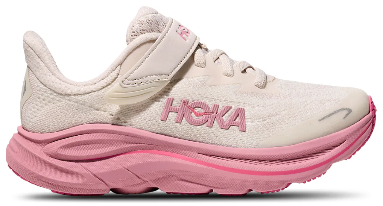 Детские кеды для девочек Clifton 10 HOKA, цвет Dried Rose/Rose Cream