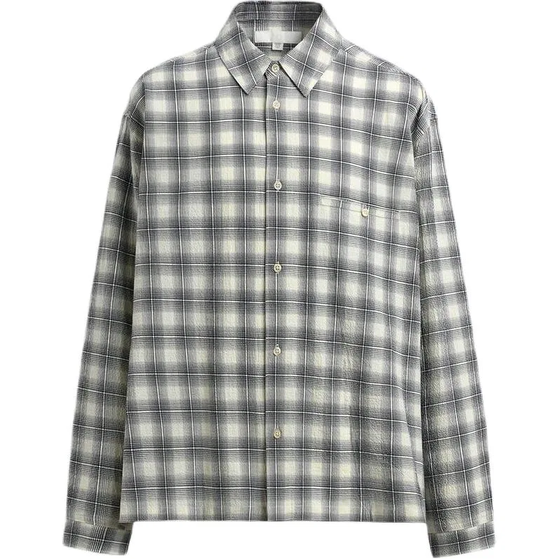 Мужская рубашка с длинным рукавом ZARA, Blue