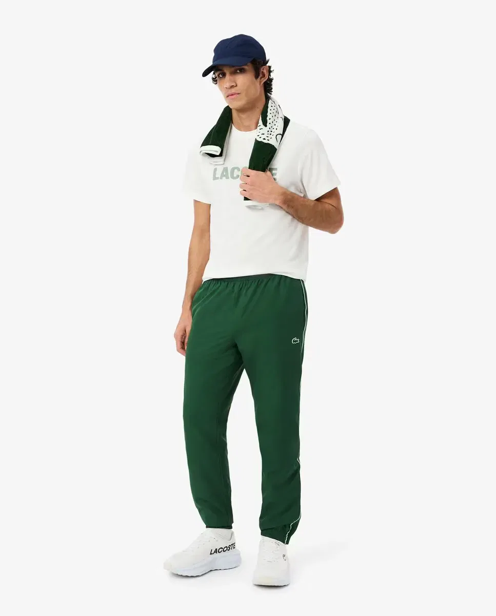 Мужские спортивные брюки из полиэстера Lacoste, Verde — фото 4