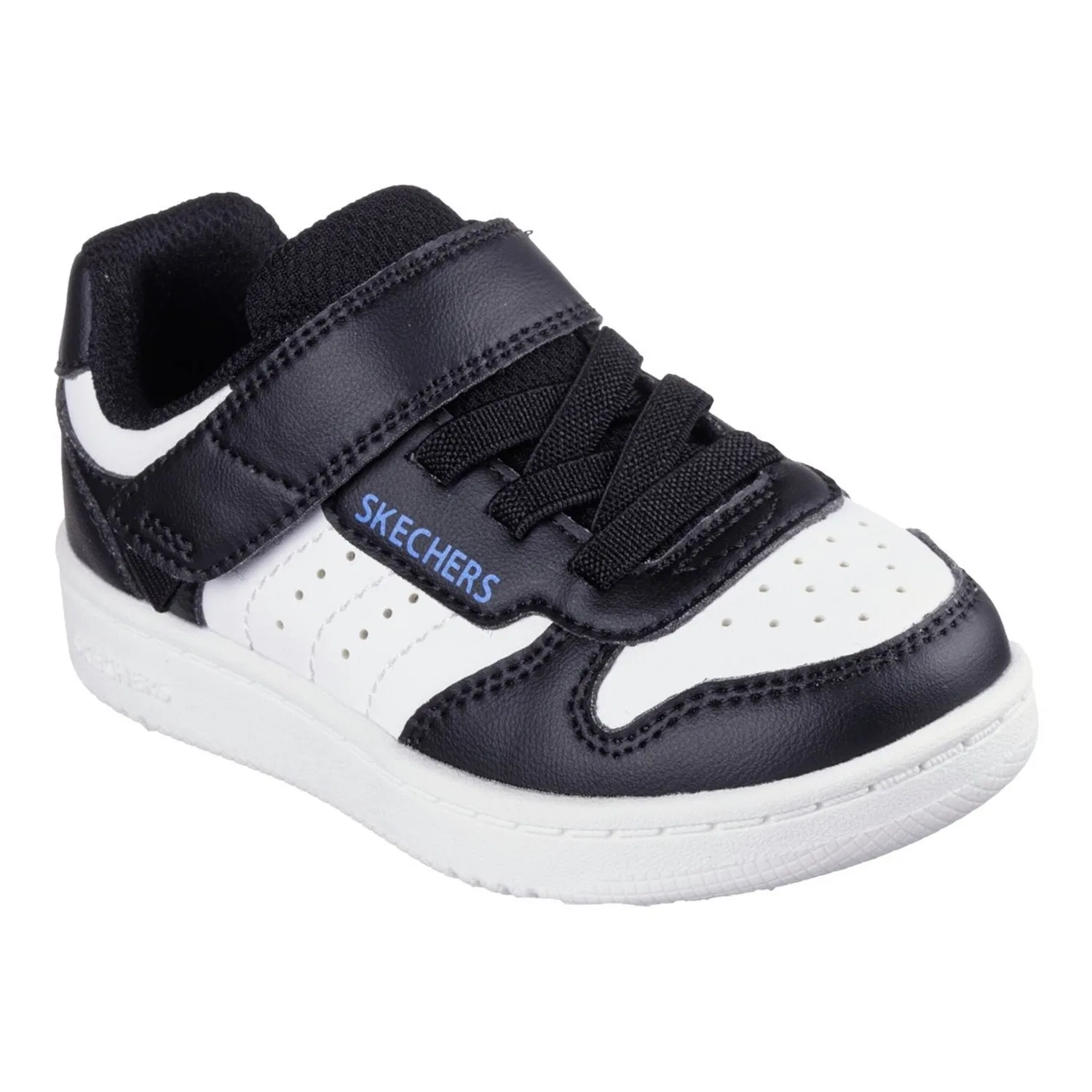Детские кроссовки для первых шагов Skechers QUICK STREET, Black/White