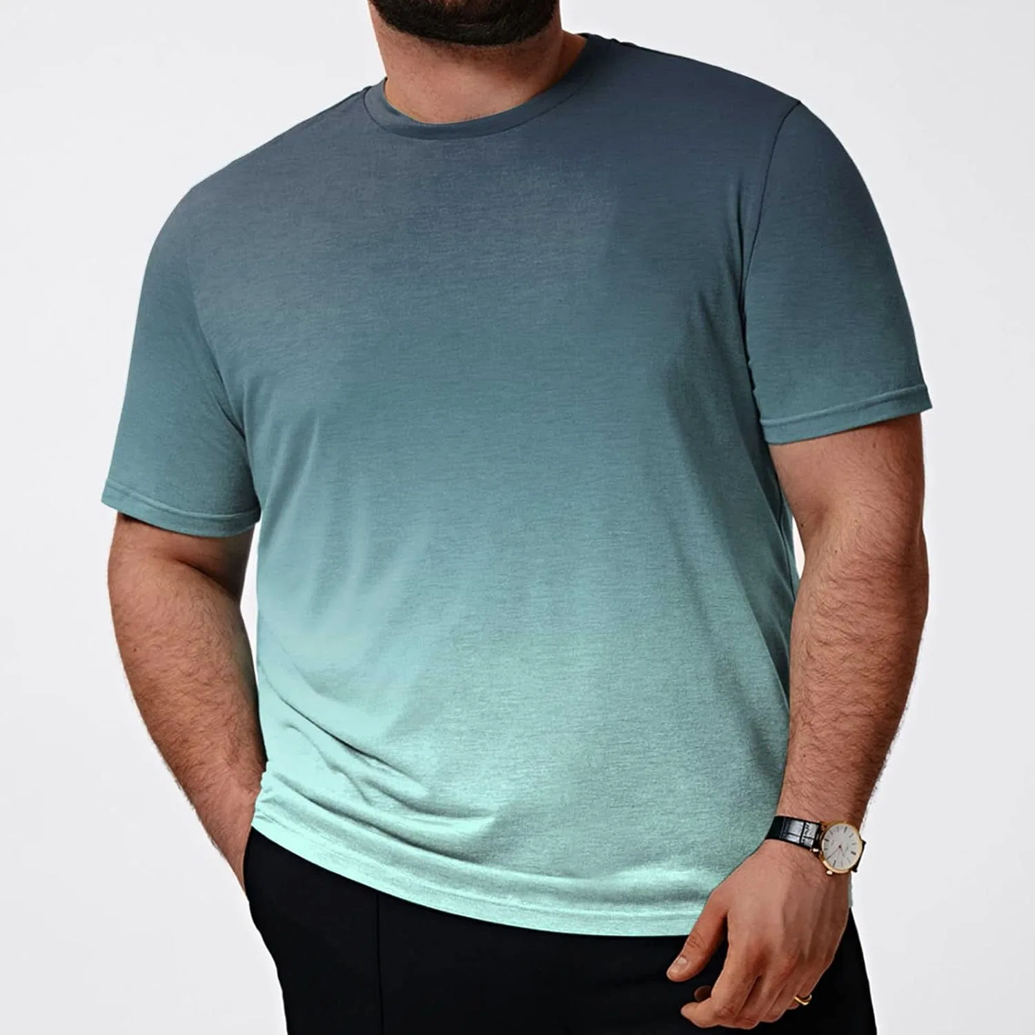 Мужская футболка с градиентом Classic Tee, Blue — фото 2