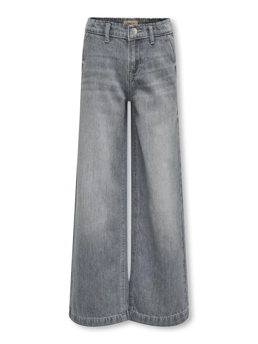

Широкие джинсы KIDS ONLY "KOGCOMET WIDE LEG DNM MAT624 NOOS", серый