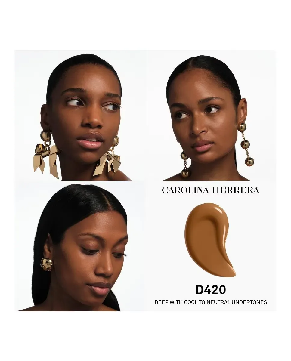 Тональная основа Nude Couture Triple Moisture Serum от Carolina Herrera, D420 — фото 4
