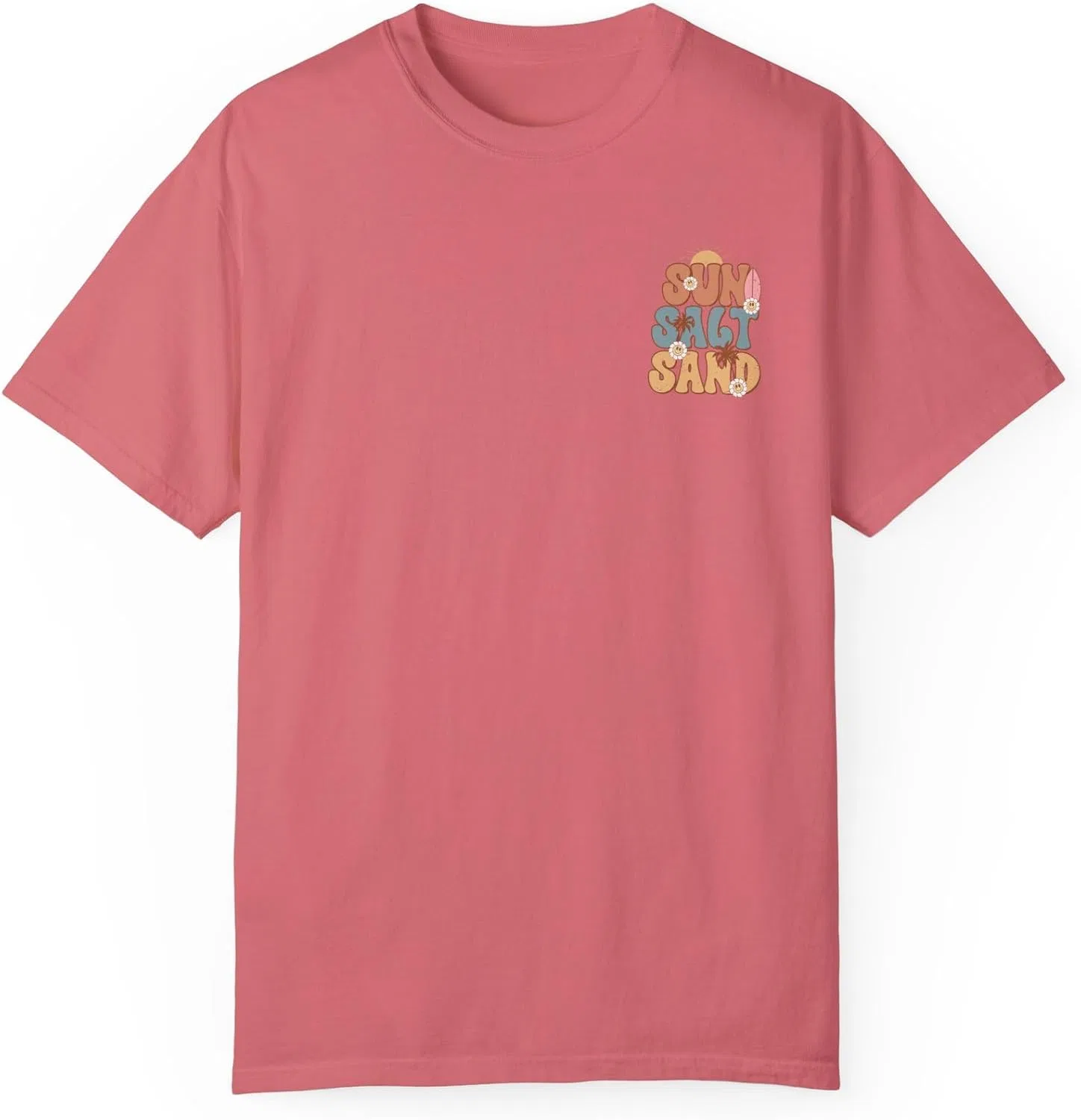 Футболка с морским принтом Comfort Colors 1717, Watermelon
