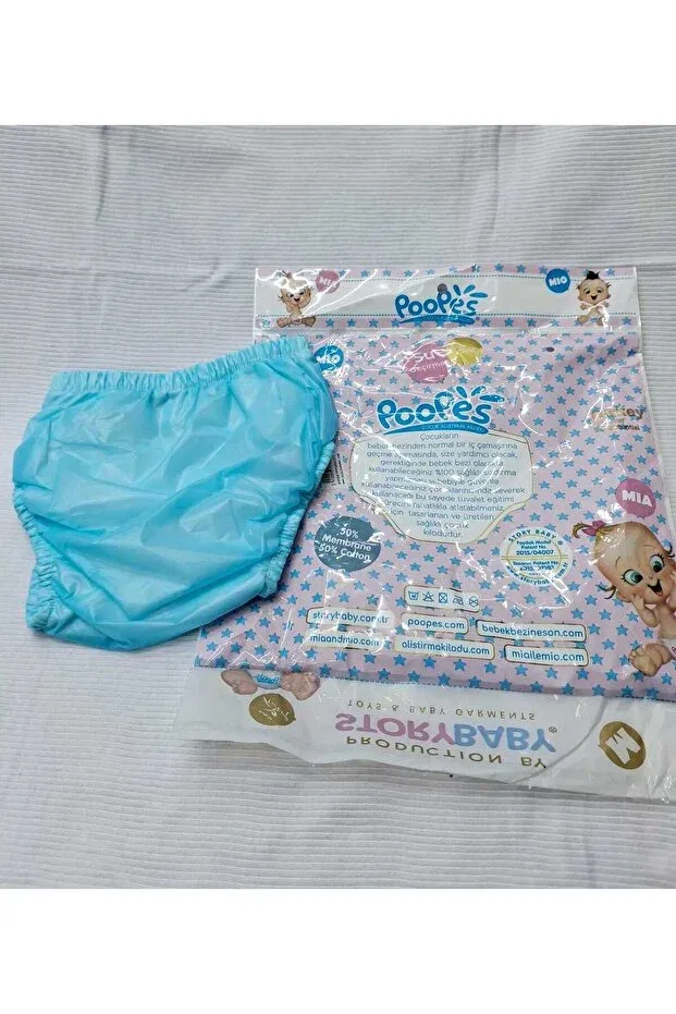 Детские трусы для девочек с принтом Sundan Poopes Toilet Training Panties Berkay, Blue — фото 3