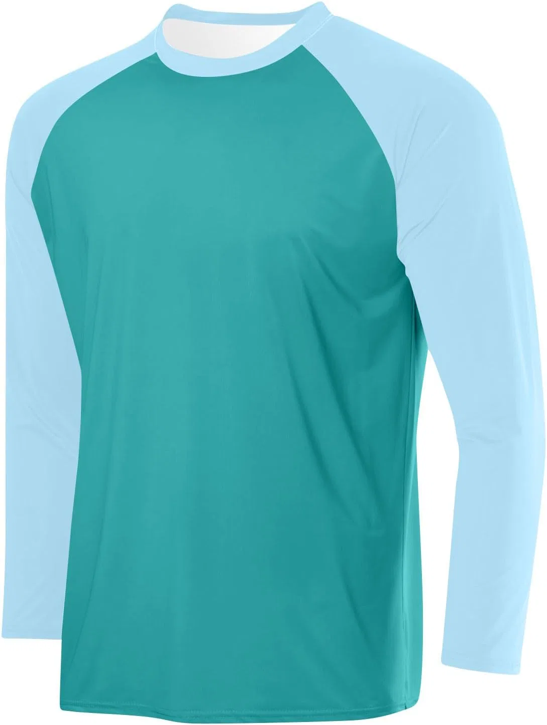 Мужская спортивная футболка с контрастными вставками Quick Dry, Mint Green