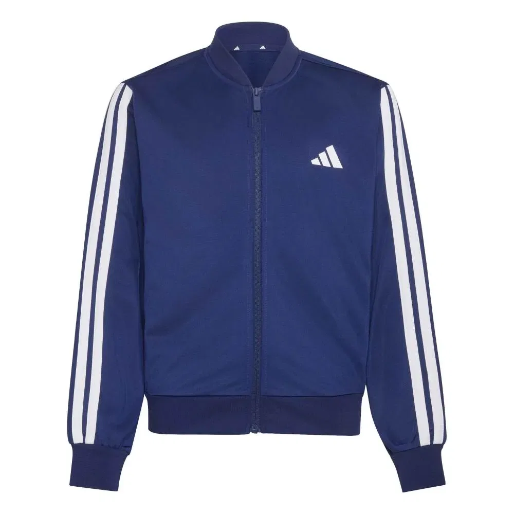 Детская куртка из трикотажа с длинным рукавом Essentials Climacool Adidas, Blue — фото 3