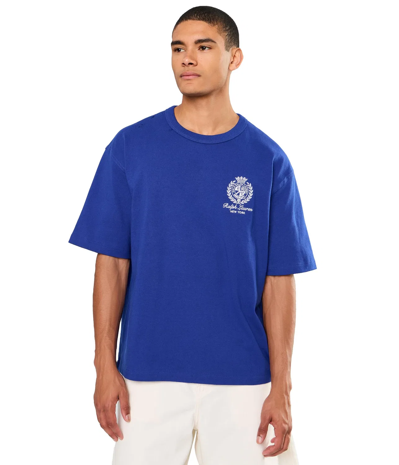Футболка свободного кроя с графическим принтом. Polo Ralph Lauren, Classic Azure