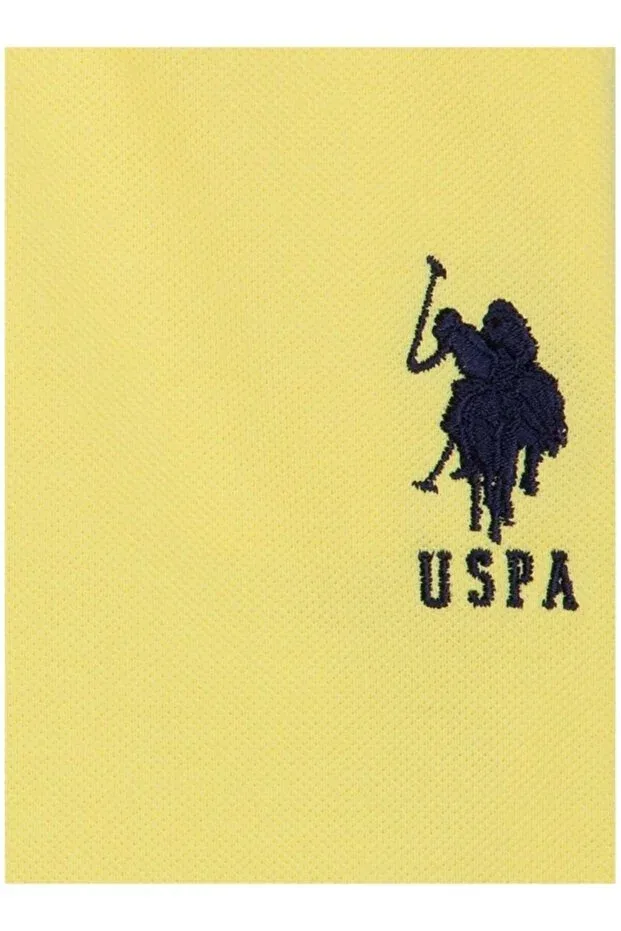 Детские шорты для мальчиков однотонные U.S. Polo Assn., Yellow — фото 3
