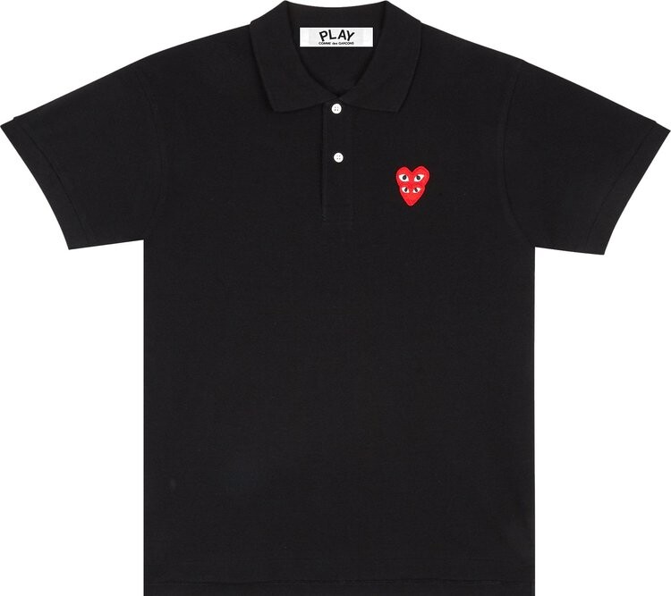 

Поло Comme des Garçons PLAY Polo 'Black', черный