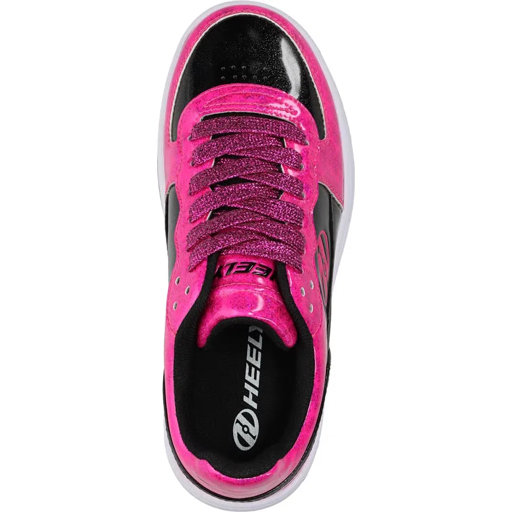 Детские низкие скейтбордистские кроссовки Reserve Heelys, Pink/Black — фото 4