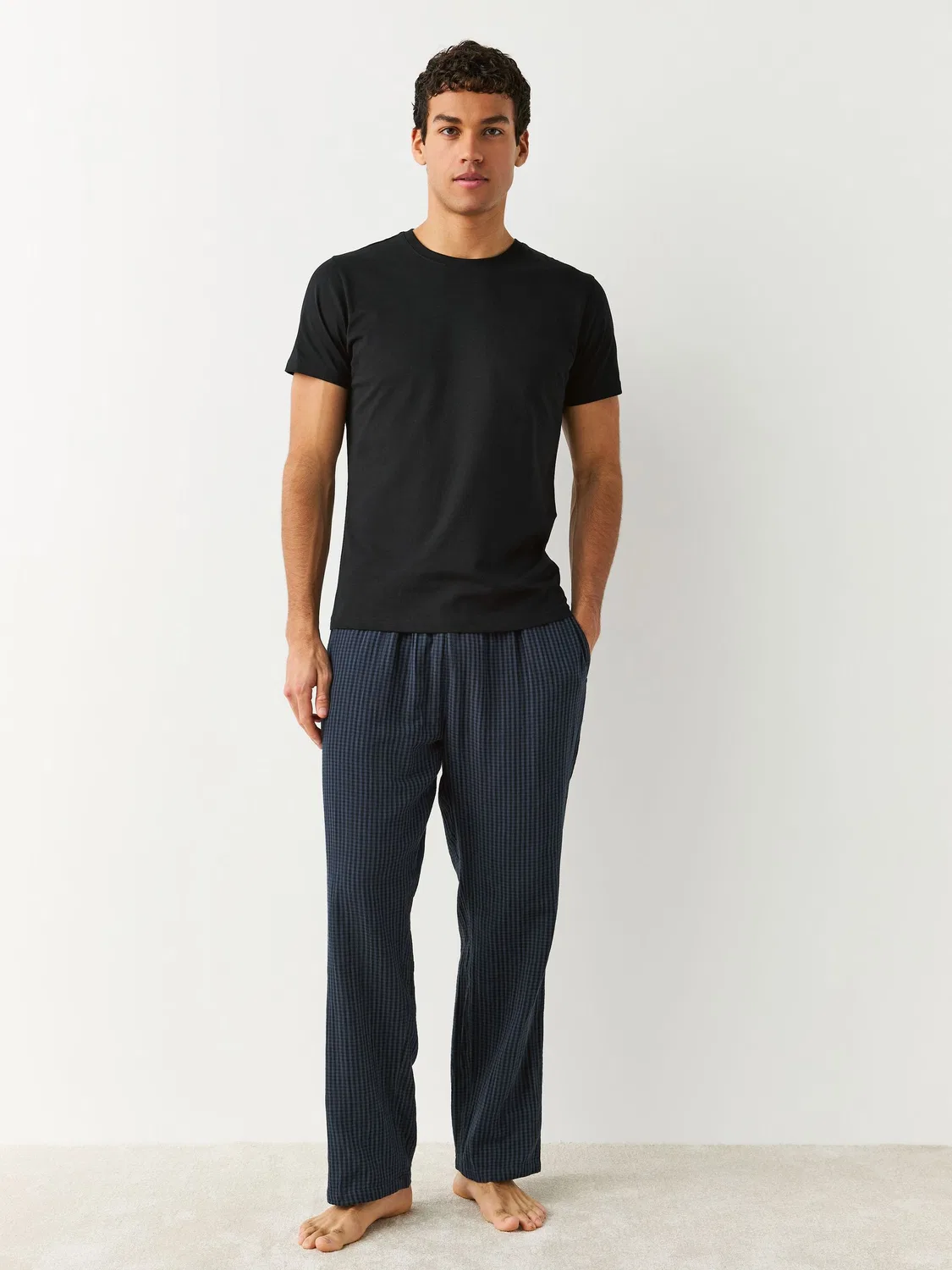 Футболки с коротким рукавом, 5 шт., Slim Fit Next, черный — фото 3