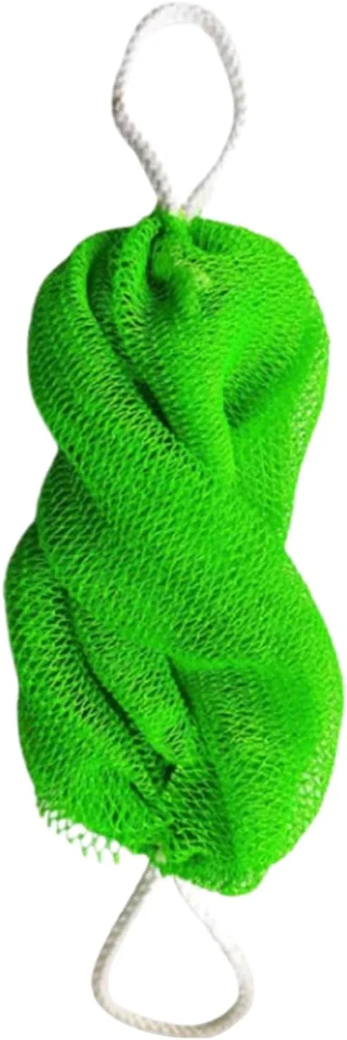 Мочалка-скраб для душа, Nylon, 20x60 см, 60 г, Зеленый Generisch