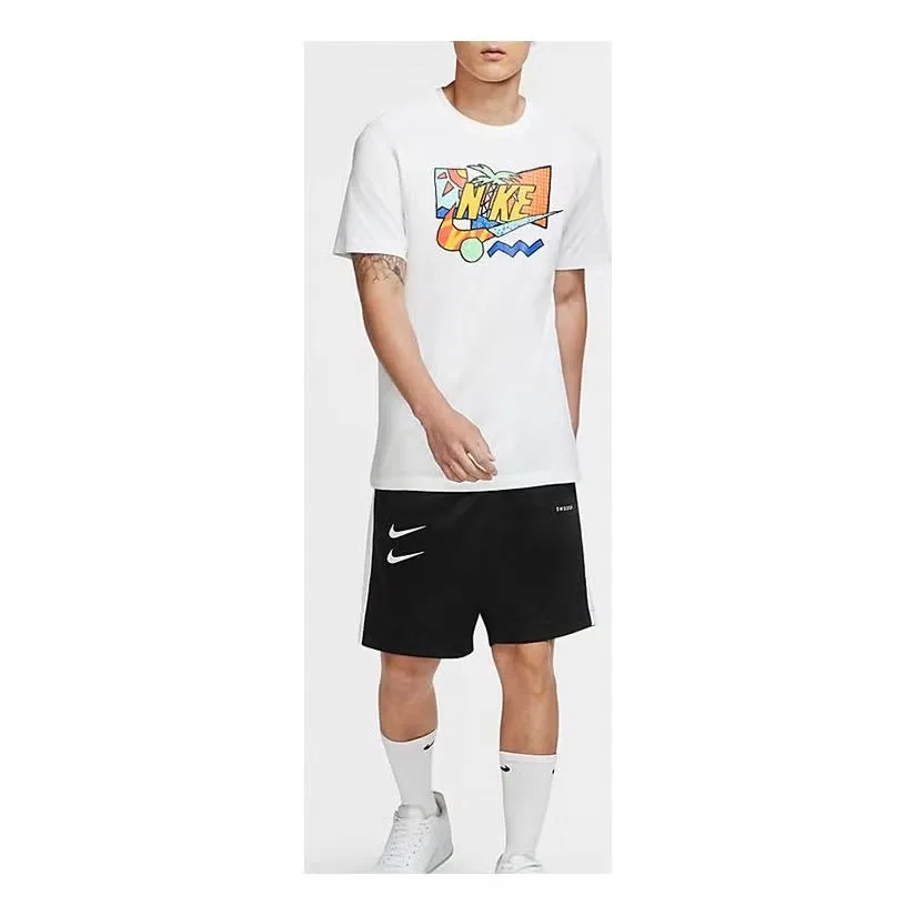 Футболка с принтом Summer Futura Nike, белый