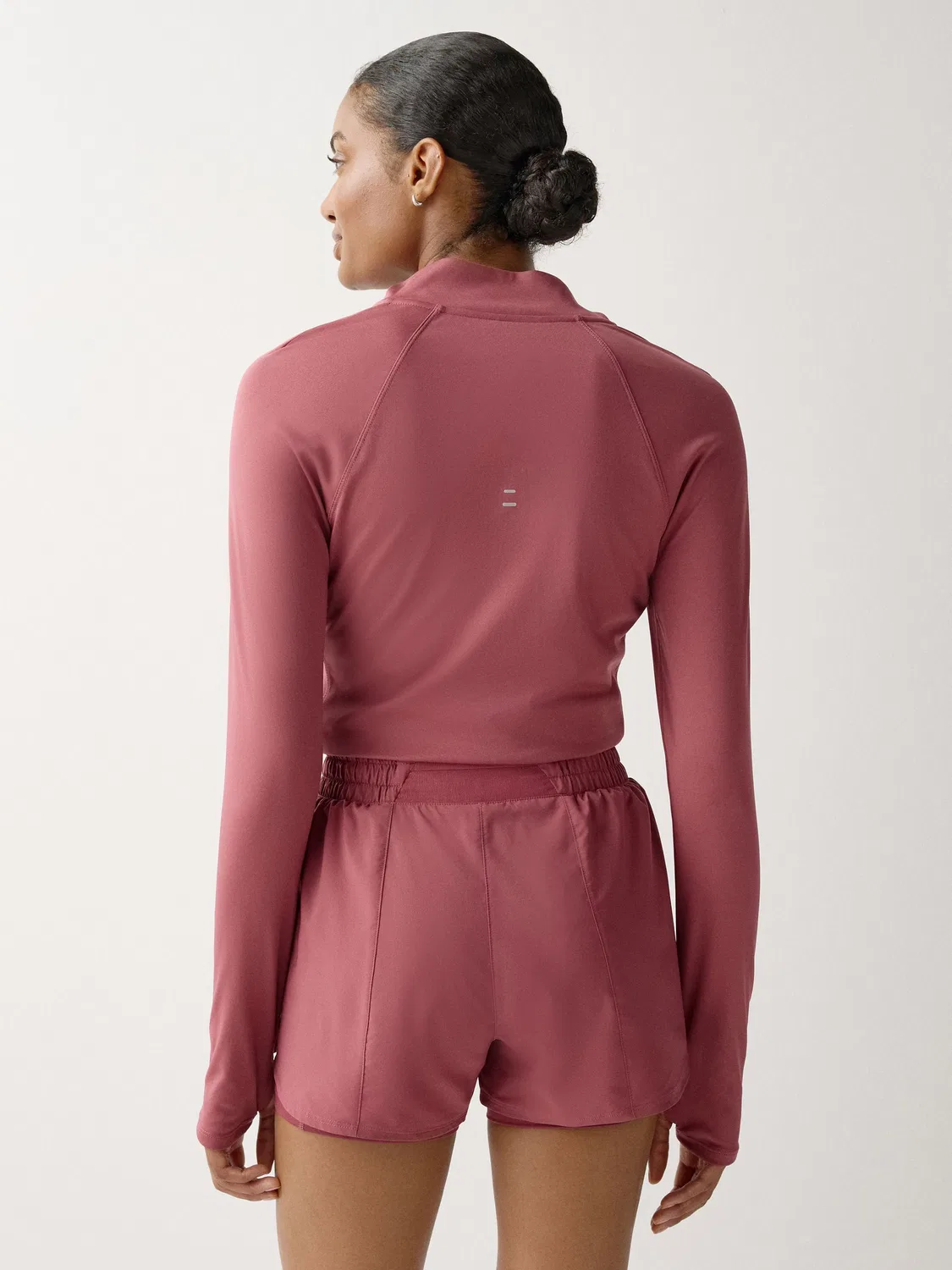 Шорты 2-в-1 с высокой талией Nike Pink Smoke One Dri-FIT, размер 3 дюйма — фото 4