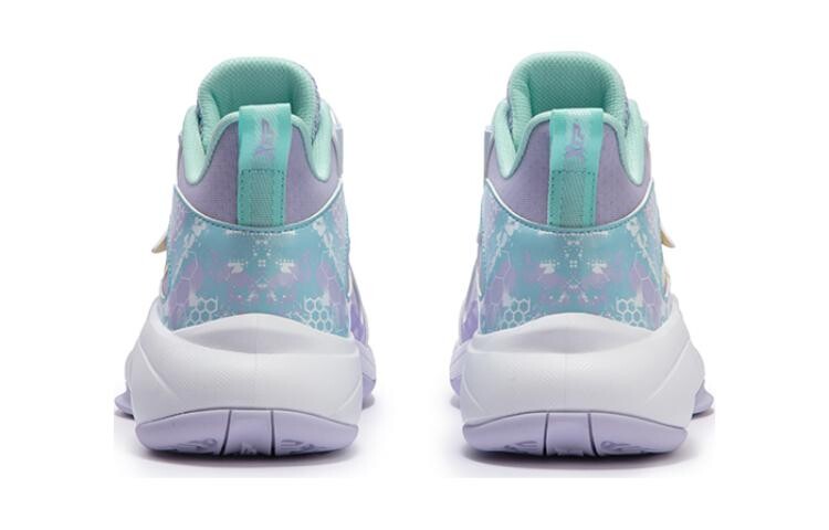 Детские баскетбольные кроссовки GS Low-top Snow Bruised/Белые Xtep, белый — фото 4